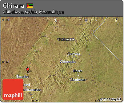 Satellite Map of Chirara