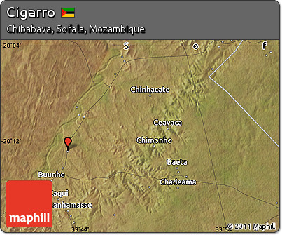 Satellite Map of Cigarro