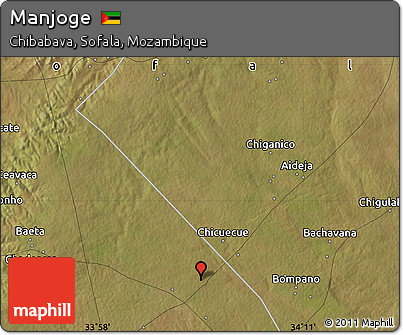 Satellite Map of Manjoge