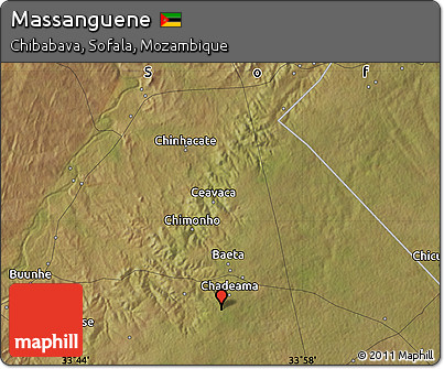 Satellite Map of Massanguene
