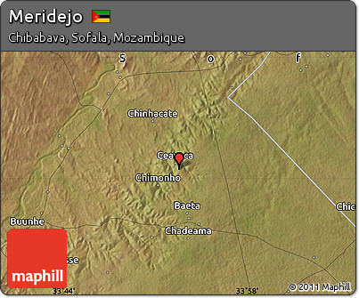 Satellite Map of Meridejo