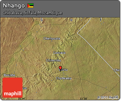 Satellite Map of Nhango