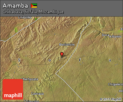 Satellite Map of Amamba