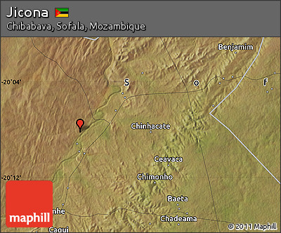 Satellite Map of Jicona