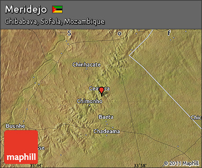 Satellite Map of Meridejo