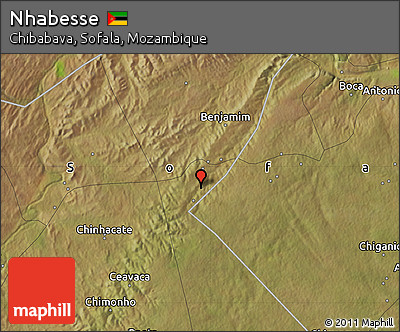 Satellite Map of Nhabesse