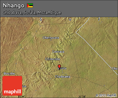 Satellite Map of Nhango