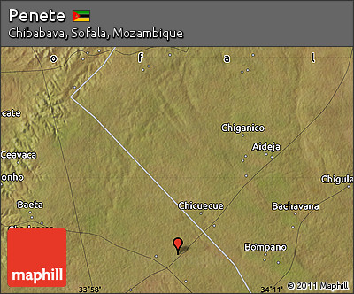 Satellite Map of Penete