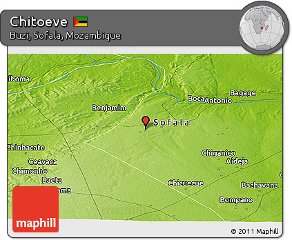 Physical Panoramic Map of Chitoeve
