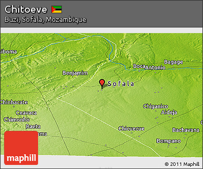 Physical Panoramic Map of Chitoeve