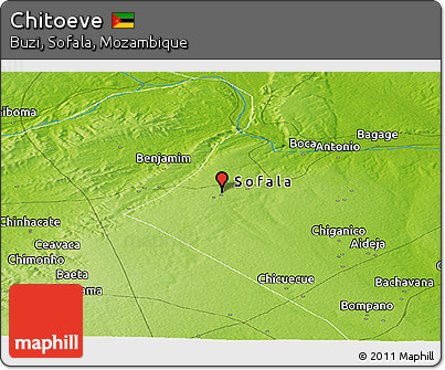 Physical Panoramic Map of Chitoeve