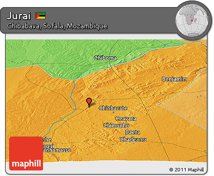 Political Panoramic Map of Jurai