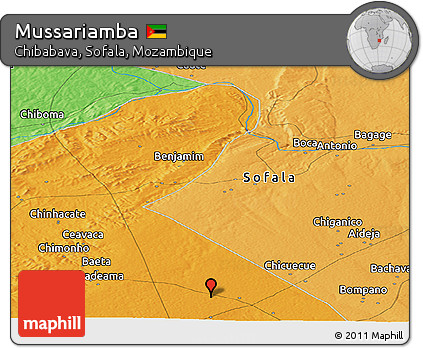 Political Panoramic Map of Mussariamba
