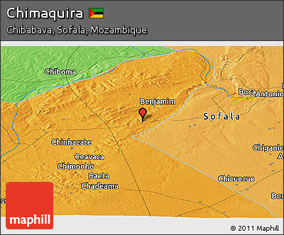 Political Panoramic Map of Chimaquira