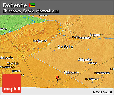 Political Panoramic Map of Dobenhe