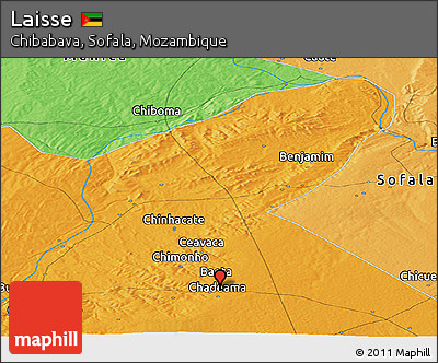Political Panoramic Map of Laisse