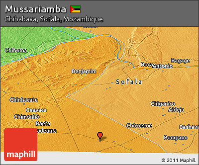 Political Panoramic Map of Mussariamba