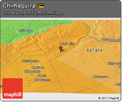 Political Panoramic Map of Chimaquira