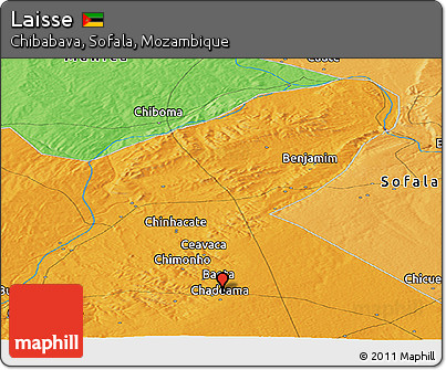 Political Panoramic Map of Laisse