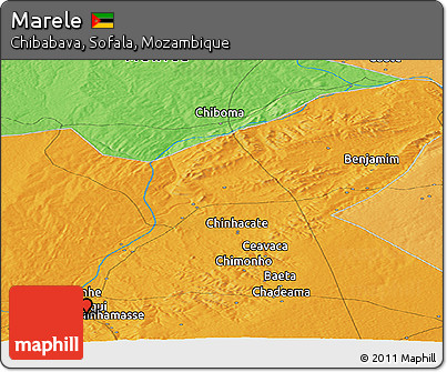 Political Panoramic Map of Marele