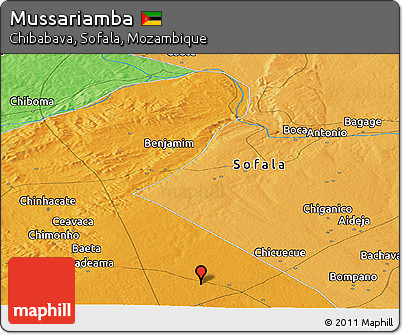 Political Panoramic Map of Mussariamba