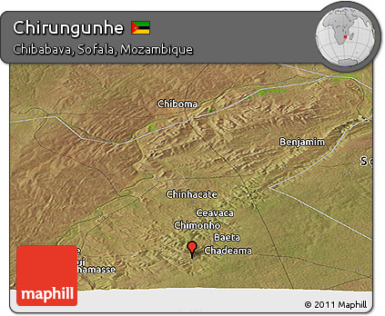 Satellite Panoramic Map of Chirungunhe