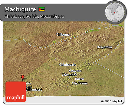 Satellite Panoramic Map of Machiquire