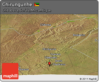 Satellite Panoramic Map of Chirungunhe