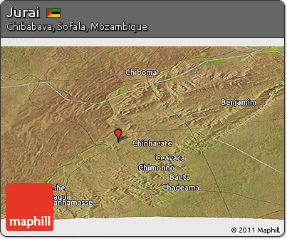 Satellite Panoramic Map of Jurai