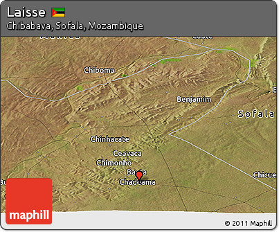 Satellite Panoramic Map of Laisse