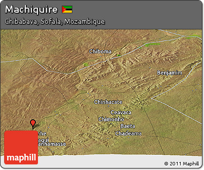 Satellite Panoramic Map of Machiquire