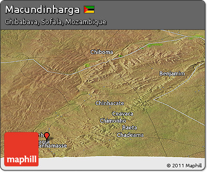 Satellite Panoramic Map of Macundinharga