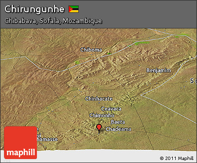 Satellite Panoramic Map of Chirungunhe