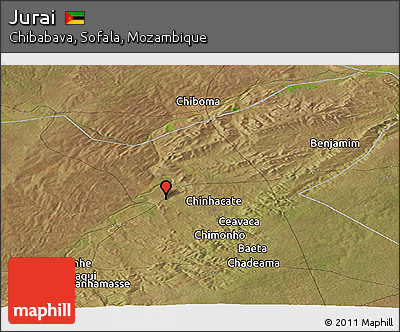 Satellite Panoramic Map of Jurai