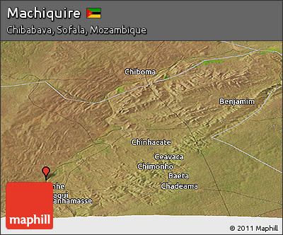 Satellite Panoramic Map of Machiquire