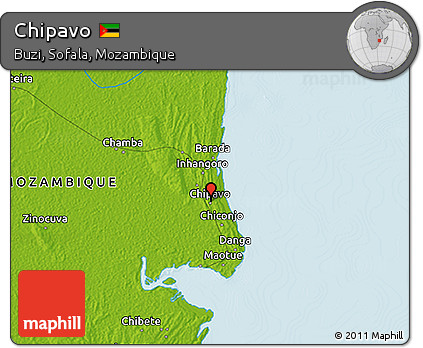 Physical 3D Map of Chipavo