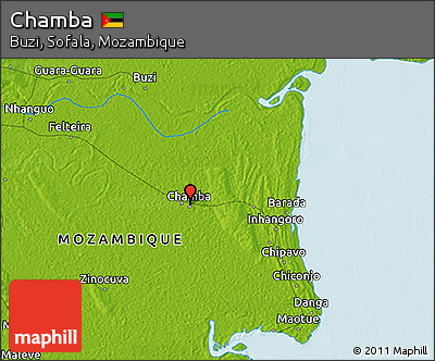 Physical 3D Map of Chamba