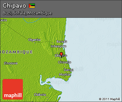 Physical 3D Map of Chipavo