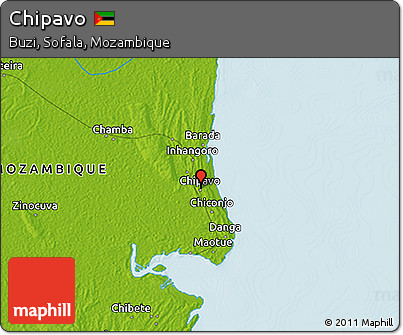 Physical 3D Map of Chipavo
