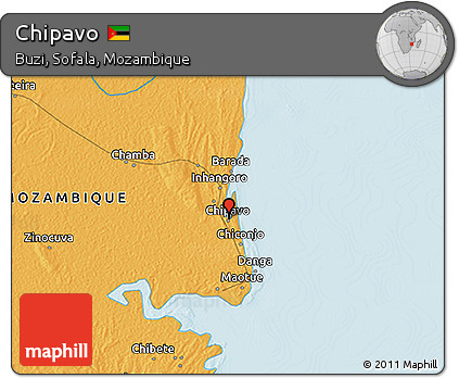 Political 3D Map of Chipavo