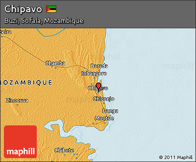 Political 3D Map of Chipavo