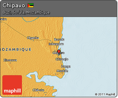 Political 3D Map of Chipavo