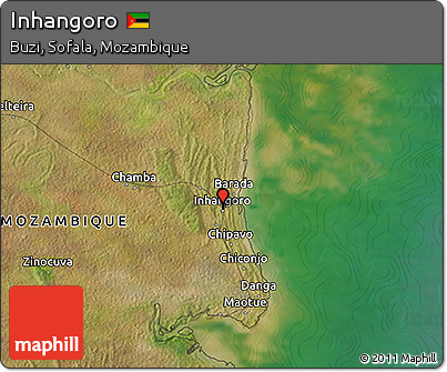 Satellite 3D Map of Inhangoro