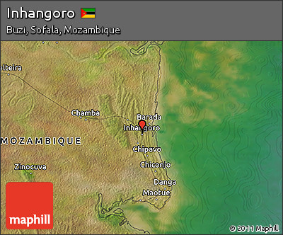 Satellite 3D Map of Inhangoro