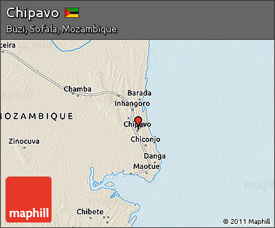 Shaded Relief 3D Map of Chipavo
