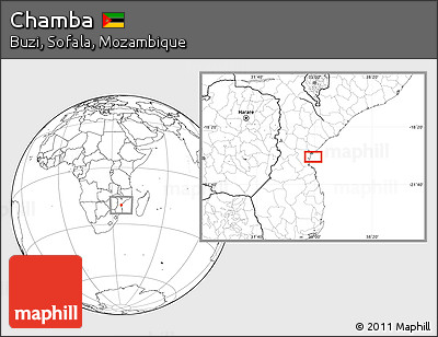 Blank Location Map of Chamba