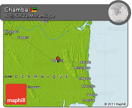 Physical Map of Chamba