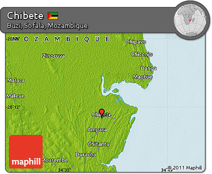 Physical Map of Chibete