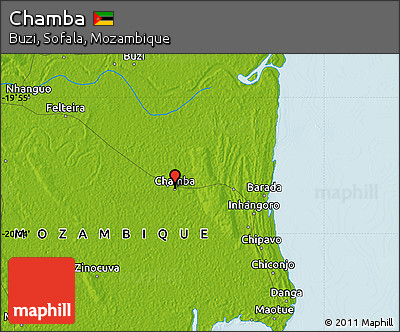 Physical Map of Chamba