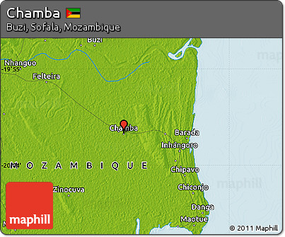 Physical Map of Chamba
